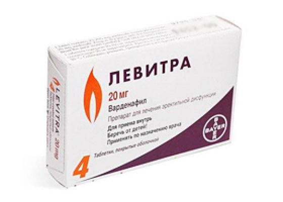 Препараты Левитра для повышения потенции